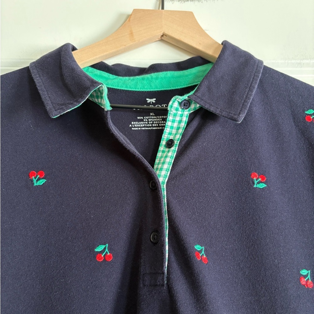 Talbots 1/4 Button Women’s Top - Picture 4 of 6